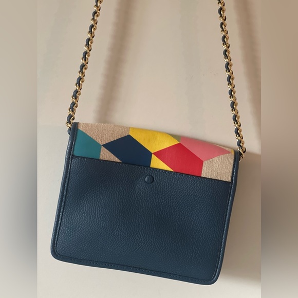 Anne Klein Chain Flap Colourful Crossbody & Brown Wallet Combo - Picture 10 of 15